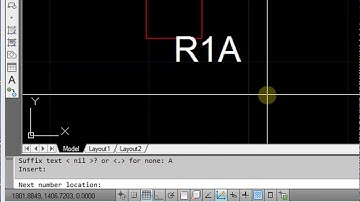 Automatic Number Increment in Auto CAD