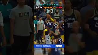 Steven Adams Feeds Ja The Easiest Impossible Shot #basketball #nba