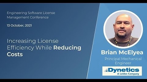 Increasing License Efficiency While Reducing Costs | Brian McElyea | ESLM Conference