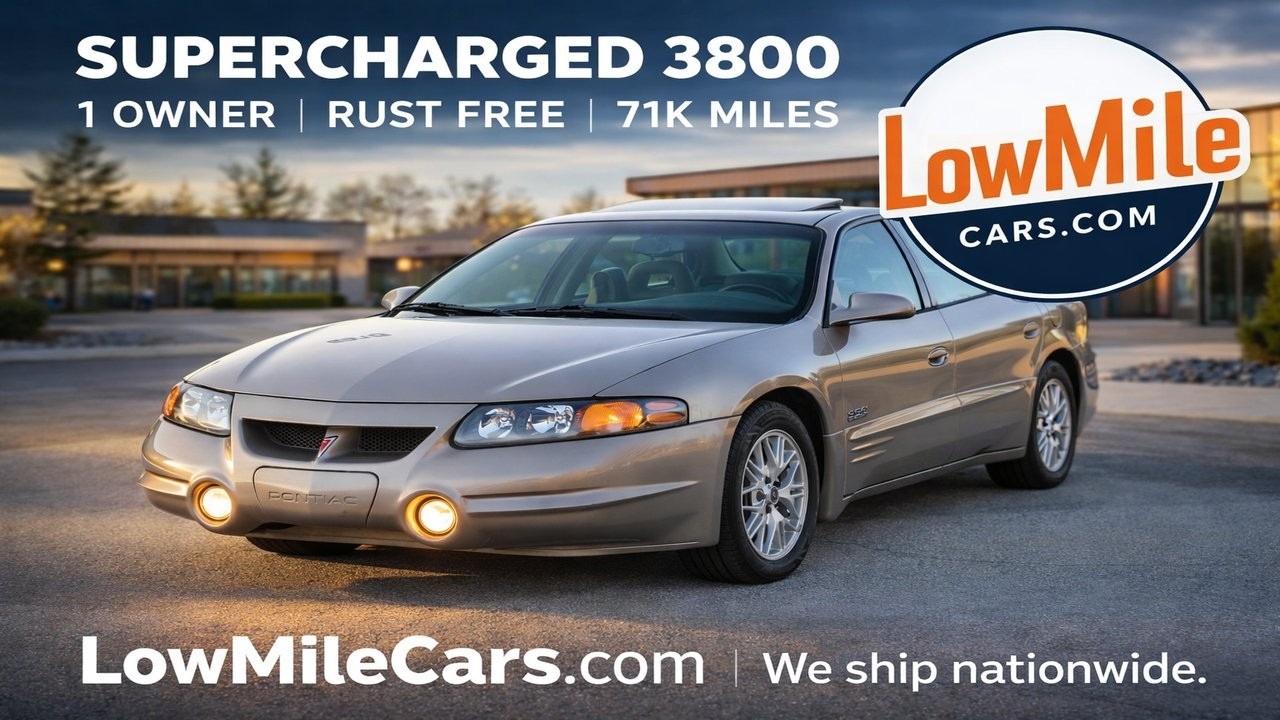 希少！激レア！当時物！PONTIAC BONNEVILLE 3IN1 SUPERCHARGED 3800 in a super rare low mile rust free 1 owner 2000