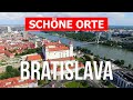 Reise nach Bratislava, Slowakei | Tourismus, Urlaub, Orte, Typen, Rezension | Drohne 4k Video