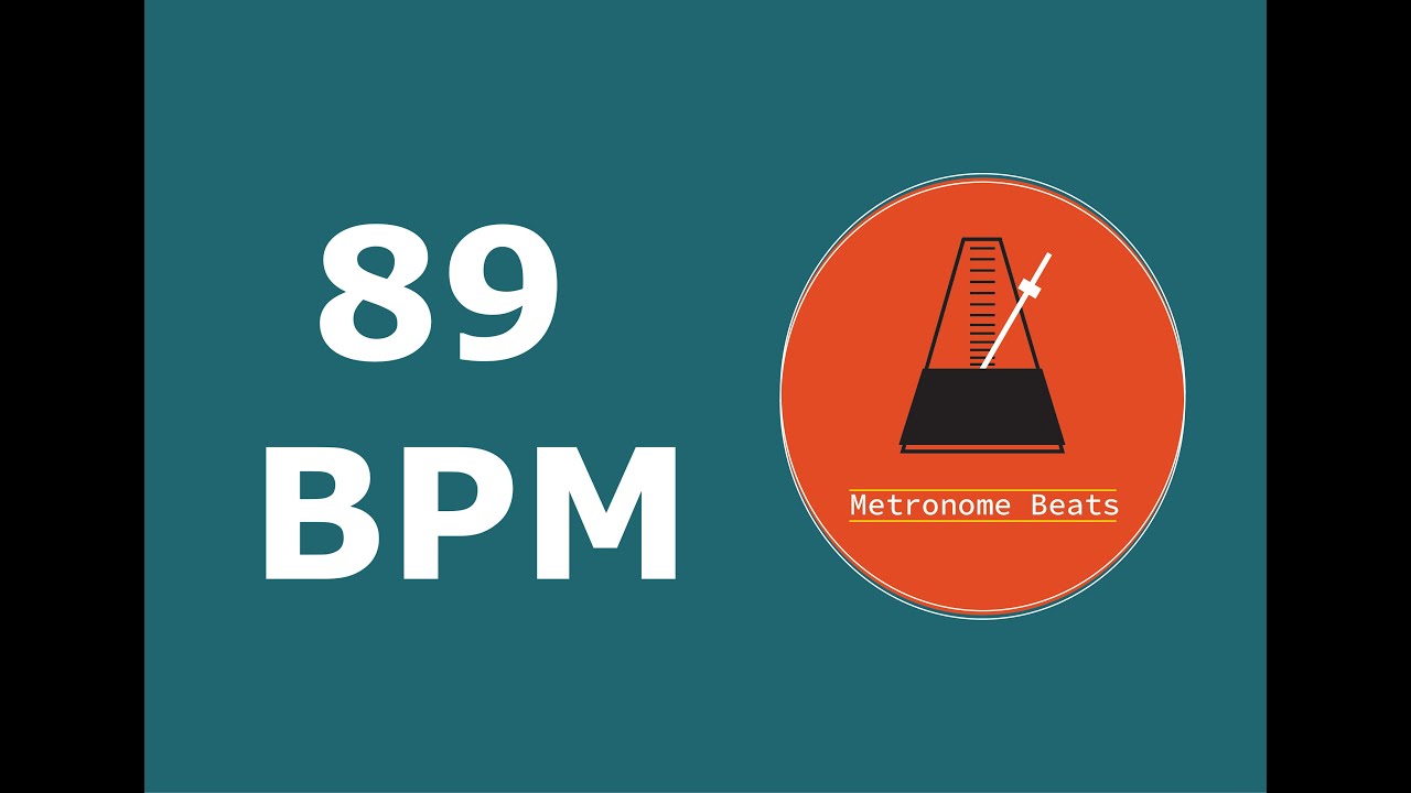 89 BPM - Metronome - YouTube