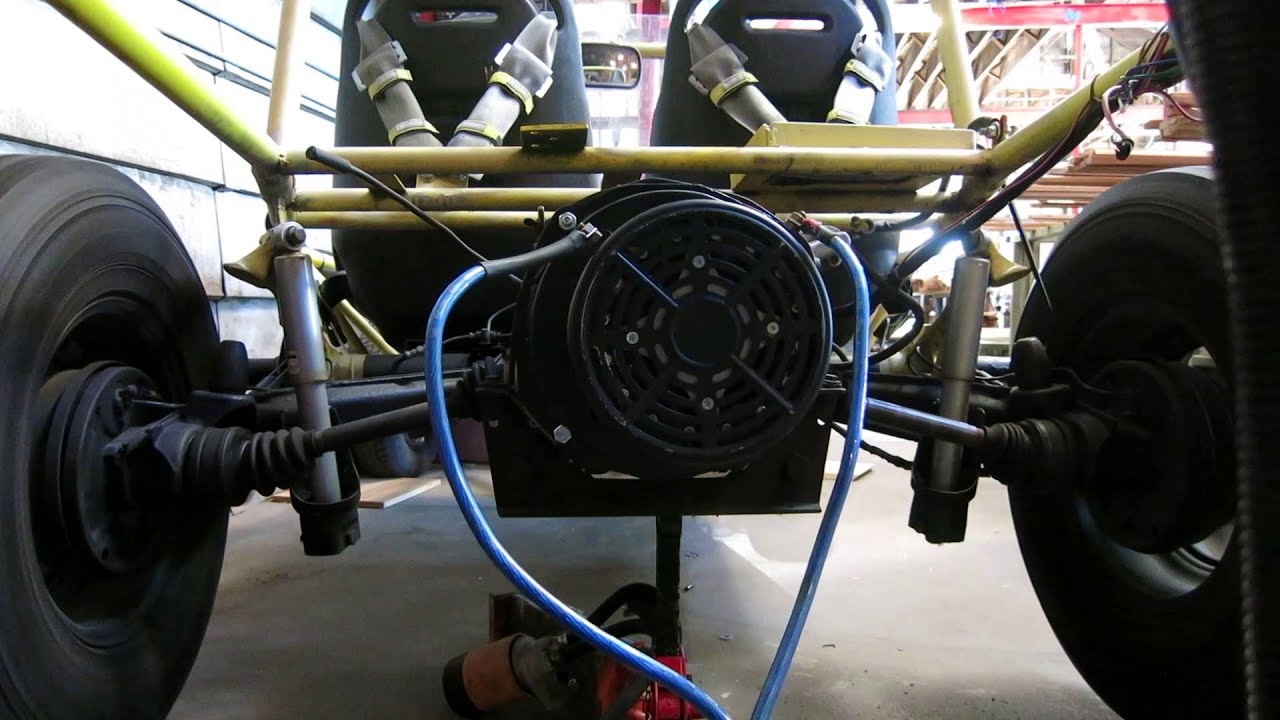 Electric Dune Buggy conversion, sparks on acceleration! - YouTube