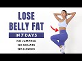 LOSE BELLY FAT in 7 Days🔥 40min Belly Fat Loss Workout - All Standing Workout, Knee Friendly