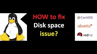 How to fix disk space issue in Linux | #dailystudylinux #linux #linuxinterviewquestions