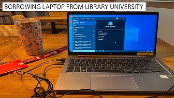 BORROWING LAPTOP FROM LIBRARY!