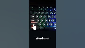 Word trick| #asmr #keyboard #windows #tricks #computertips