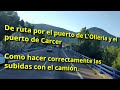 De ruta por el puerto de Carcer y el puerto de L'Ollería. Como hacer correctamente las subidas.