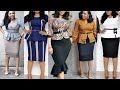 Gorgeous Ans Classy Plus Size 2 Piece Bodycon Dresses For Business Women's 2K20