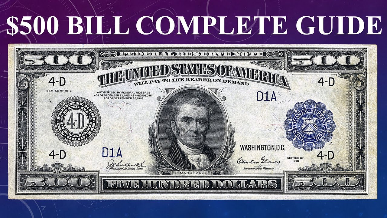 500 Us Dollar Bill 