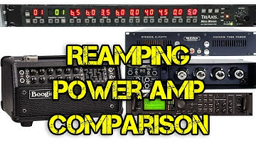Reamping Power Amp Comparison by Daisuke Kurosawa 黒沢ダイスケ