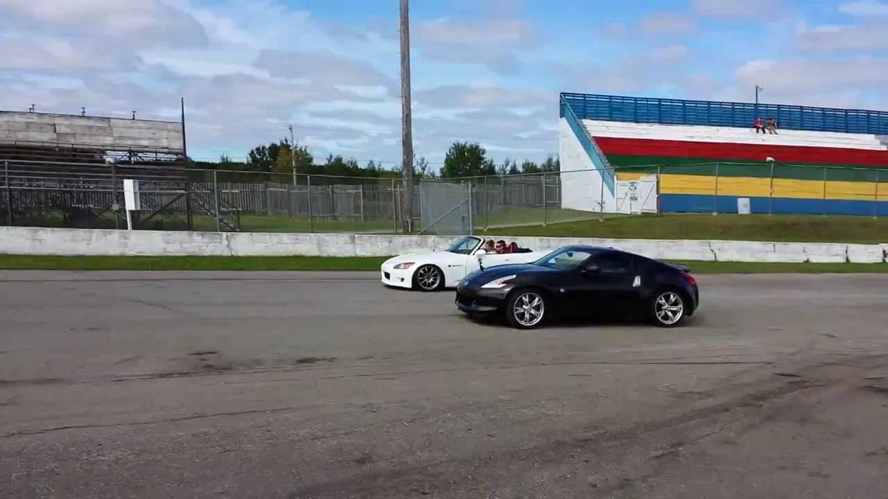 Honda s2000 VS Nissan 370z YouTube