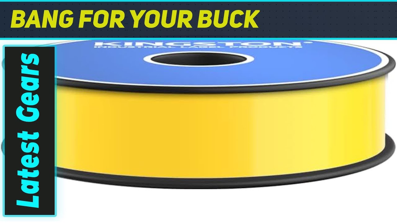 Kingston Premium Vinyl Label Tape: Best Yellow Labeling Solution?