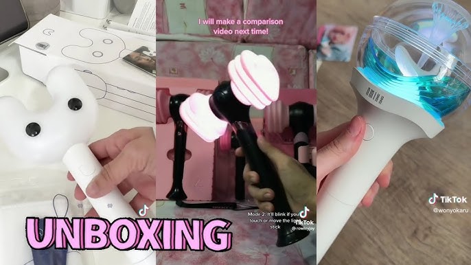 Unboxing] BLACKPINK - Light Stick Ver. 2 (Weverse POB) + Tutorial + Compare  Ver. 1 Bl-ping-bong 