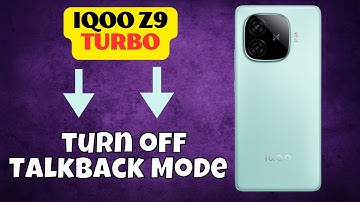 iqoo Z9 Turbo Disable Talkback , How to turn off Talkback Mode #latest
