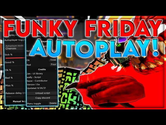 Roblox Funky Friday Hack/Script GUI  AUTO PLAY, INFINITE POINTS, LEGIT  PLAY, WIN ALWAYS & More 