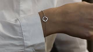 Vidéo: Bracelet Arthus Bertrand en Or Gris 18 k .