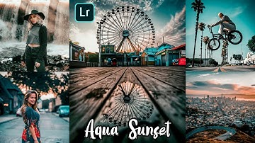 lightroom mobile presets free dng | new aqua sunset lightroom presets 2020 free download