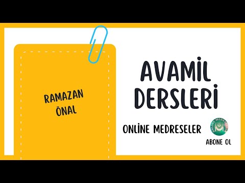 Avamil 8. Ders Kaydımız