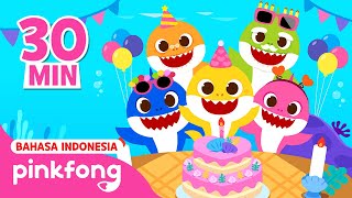 Lagu Selamat Ulang Tahun | Baby Shark Version Happy Birthday | Pinkfong Indonesia