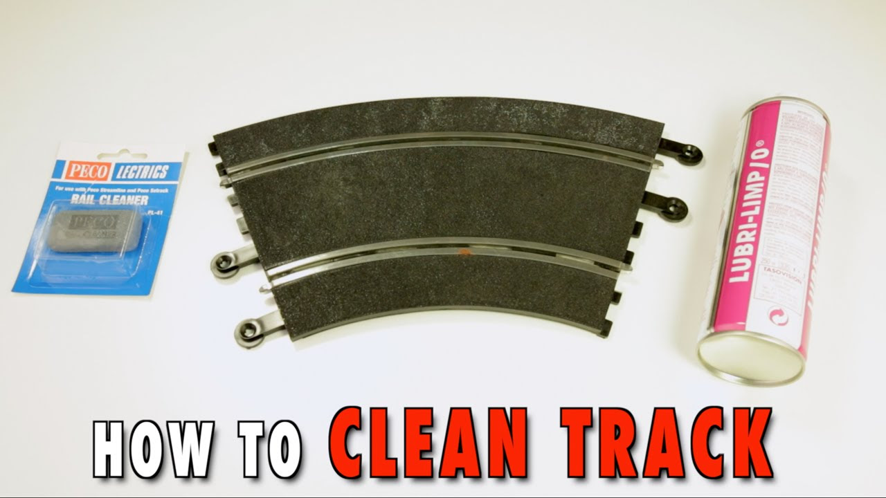 How to clean track   SLOT CARS SCHOOL   HOW TO