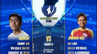 SFV - Bravery x Juninho-Ras - Capcom Cup IX - Group D - Day 3