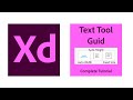 Adobe Xd Text Tool Explained (Auto Width/Height - Fixed Size)