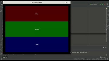 Python Kivy : BoxLayout