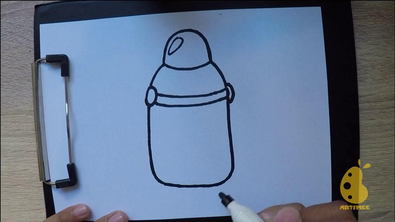 How to Draw cute thermos YouTube