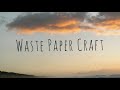 Waste paper craft  bestoutofwaste  recycle  rough paper  prashu creative