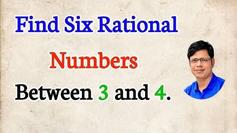 Find Six Rational Numbers Between 3 and 4, Number System Class 9th CBSE NCERT Maths @KalamWalaBhai