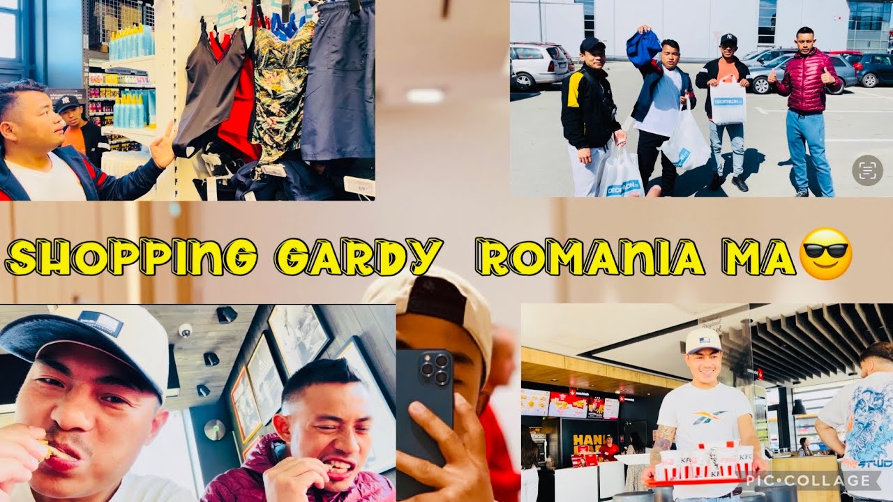 🇷🇴Romania ma Garmi😱!KFC ma waiter  job grdy 😊!! Shopping gardy😎