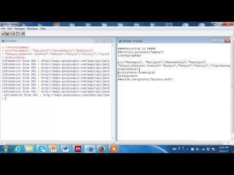 Geocoding in R