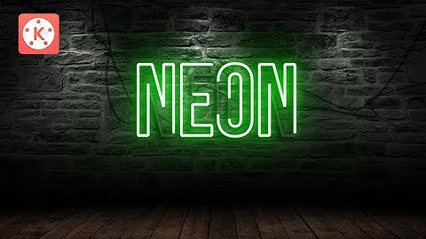 Tutorial Membuat Efek Teks Neon di Kinemaster