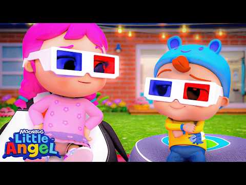 Movie Time in the Backyard 🍿 🎬 | Kids Cartoons and Nursery Rhymes