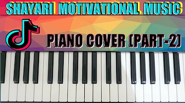 TikTok Shayari Motivational Ringtone On Piano (Part-2) With Tutorial | KD Keyboard Player #Shorts