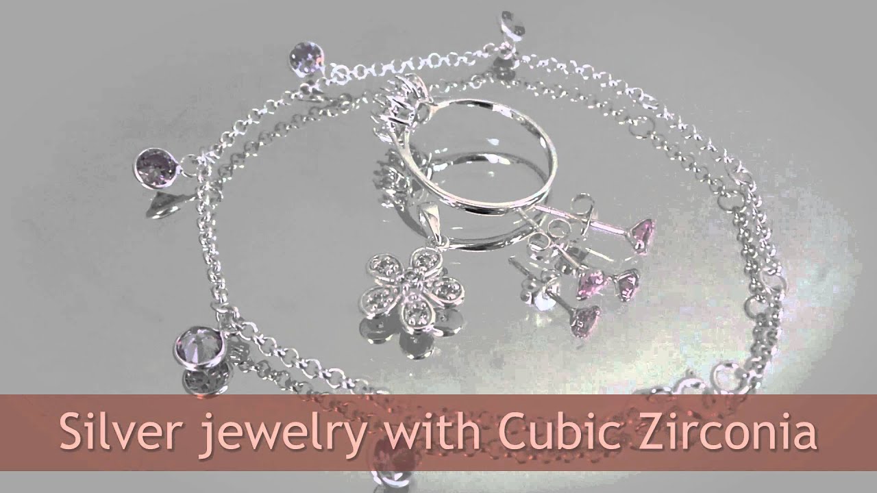 CZ Silver Jewelry Wholesale, Cubic Zirconia Jewellery from Thailand Manufacturer - YouTube