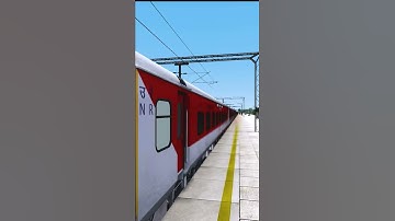 WAP5 with Rajdhani express crazy acceleration. Indian train simulator 2021. #shorts