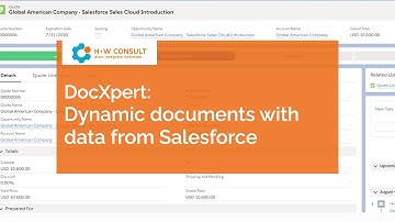 DocXpert: Dynamic Documents with your Salesforce data (100% native to Salesforce)