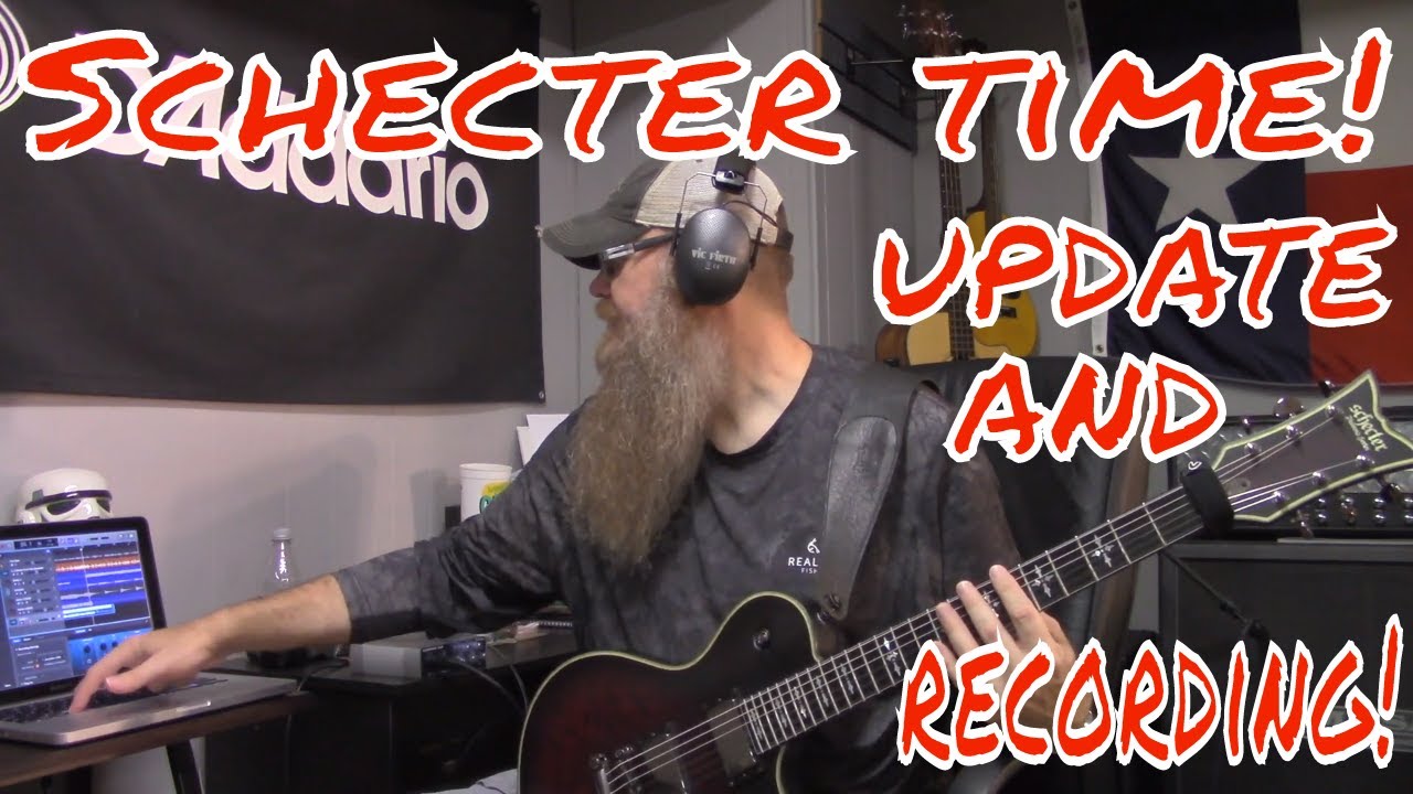 Re-recording guitar parts for The Bitter Bass Man!