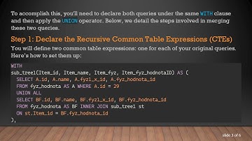 How to UNION Two Recursive SELECTS in SQLite