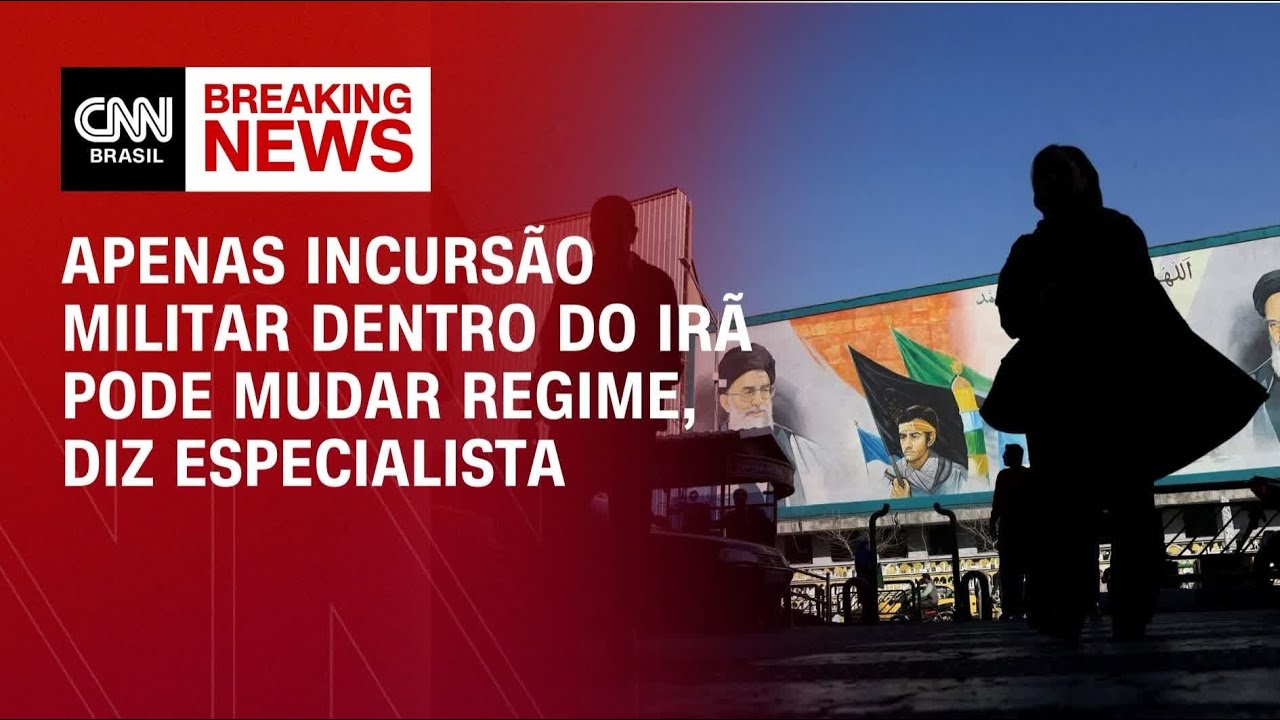 Regime do Irã só cairá com uma incursão militar no país, diz especialista | AGORA CNN