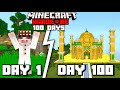I Survived 100 DAYS in MINECRAFT HARDCORE… (HINDI)