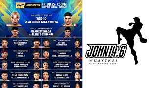 Muay Thai Live - One Friday Fights 117
