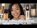 MY FOUNDATION COLLECTION & SHADES // 45 FOUNDATIONS!!