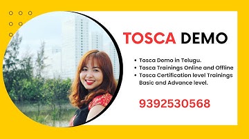 TOSCA Demo: Online and Offline Class #tosca 9392530568