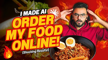 I MADE MY AI ORDER FOOD FOR ME! (Shocking Results)
