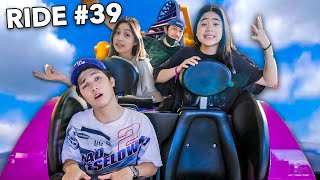 LAST To Leave ROLLER COASTER Wins Cash PRIZE! (Grabe!) | Ranz and Niana
