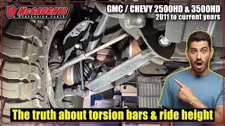 🗣️Before you adjust your torsion bars, WATCH THIS‼️ - GM/Chevy HD Trucks