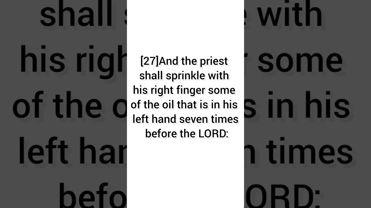 Day 32. 365 Days Bible Reading Series.  Leviticus 14-15